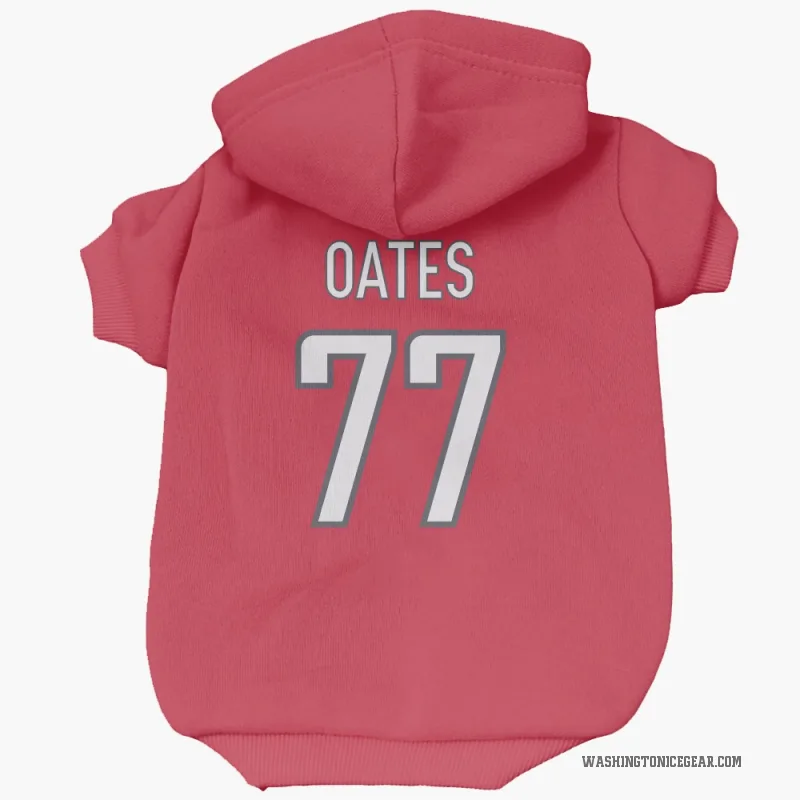 Adam Oates  Red Washington Capitals  Cat & Dog Pet Hoodie