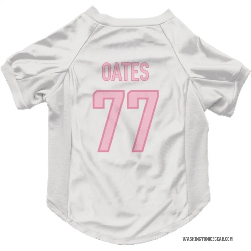 Adam Oates  White Pink Washington Capitals  Cat & Dog Pet Jersey
