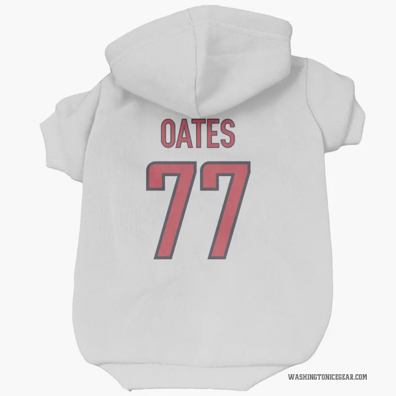 Adam Oates  White Washington Capitals  Cat & Dog Pet Hoodie
