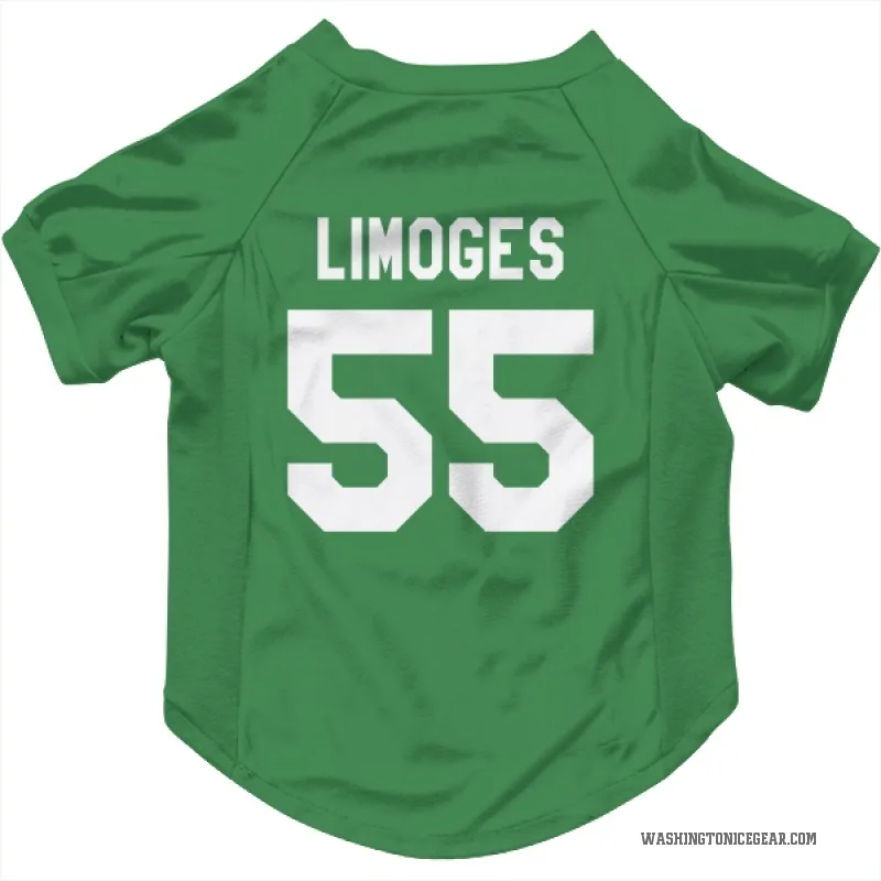 Alex Limoges  Green Washington Capitals  Cat & Dog Pet Jersey