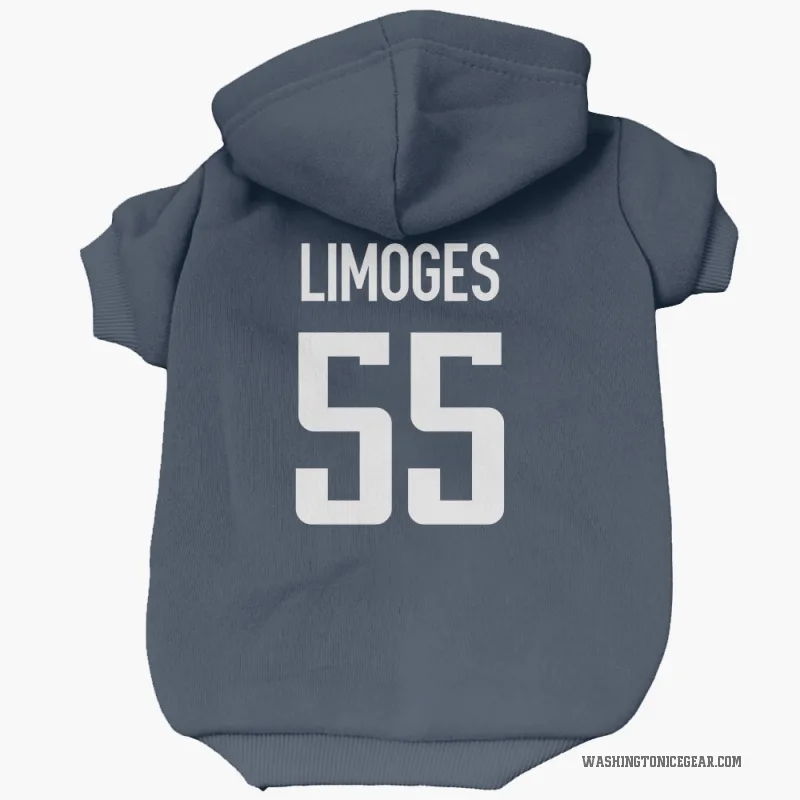 Alex Limoges  Navy Washington Capitals  Cat & Dog Pet Hoodie