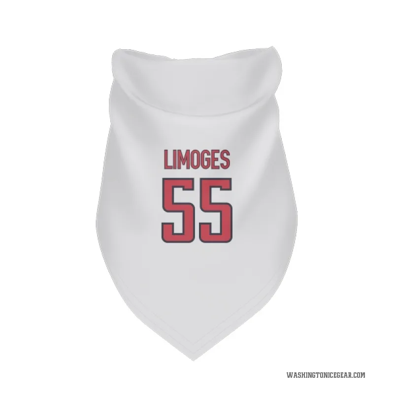 Alex Limoges  White Washington Capitals  Cat & Dog Pet Bandana