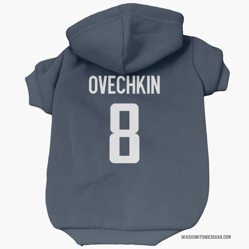 Alex Ovechkin Navy Washington Capitals Cat & Dog Pet Hoodie
