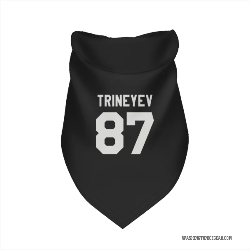 Bogdan Trineyev  Black Washington Capitals  Cat & Dog Pet Bandana