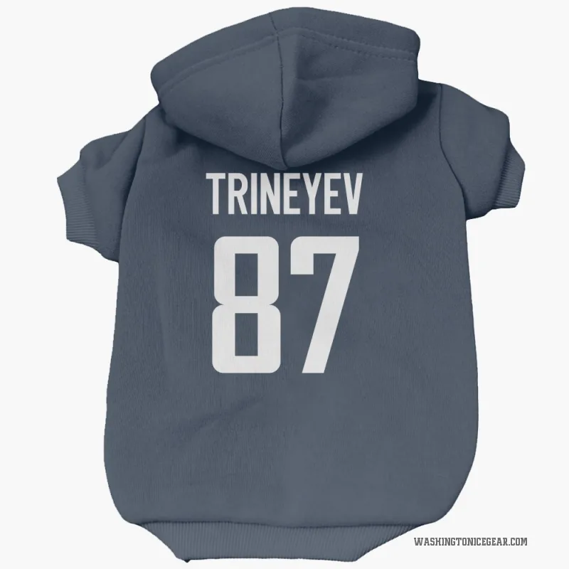 Bogdan Trineyev  Navy Washington Capitals  Cat & Dog Pet Hoodie
