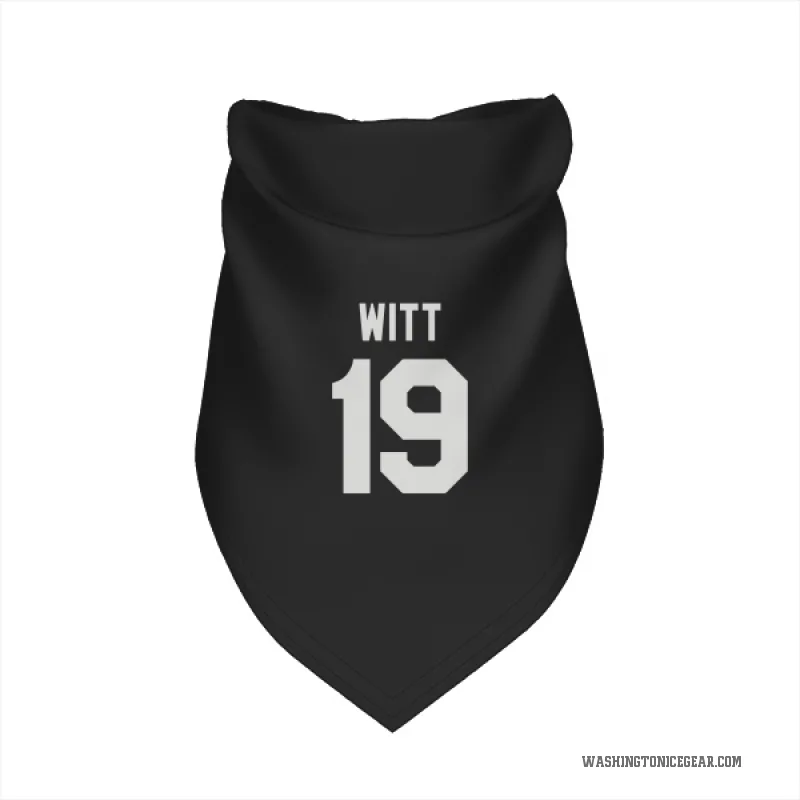 Brendan Witt  Black Washington Capitals  Cat & Dog Pet Bandana