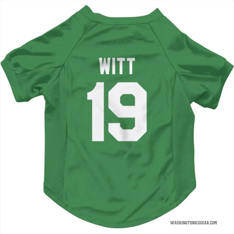 Brendan Witt  Green Washington Capitals  Cat & Dog Pet Jersey