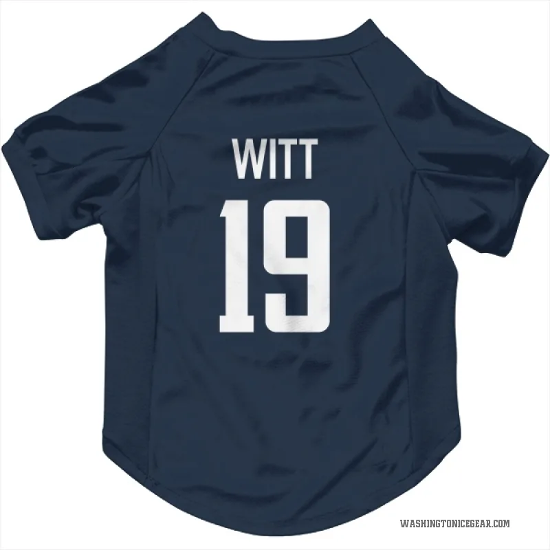 Brendan Witt  Navy Washington Capitals  Cat & Dog Pet Jersey