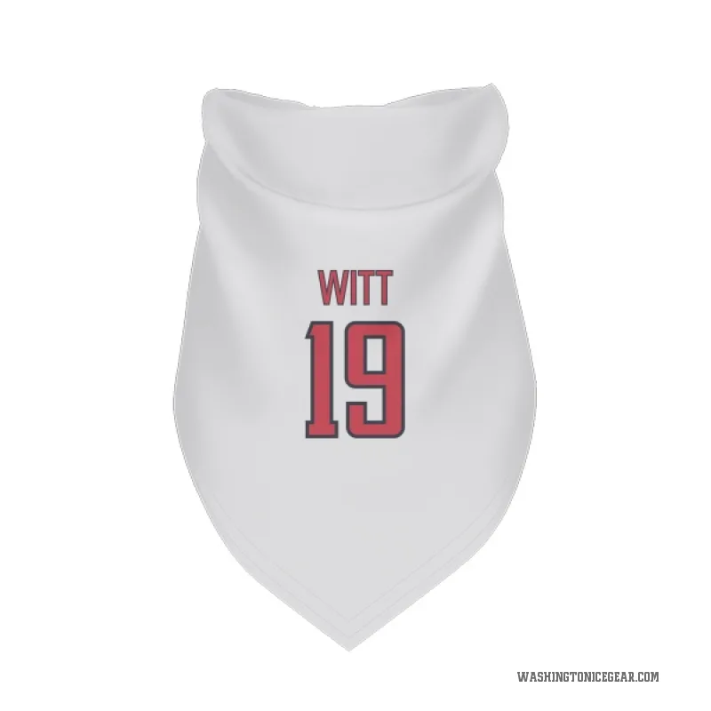 Brendan Witt  White Washington Capitals  Cat & Dog Pet Bandana