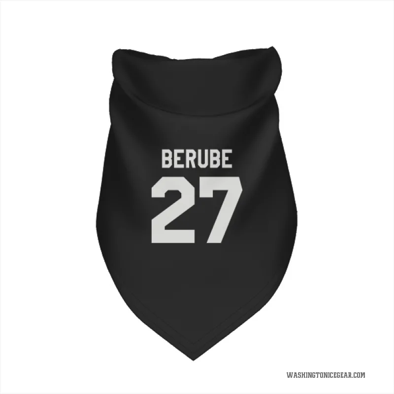 Craig Berube  Black Washington Capitals  Cat & Dog Pet Bandana