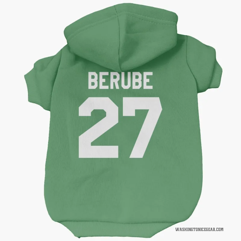 Craig Berube  Green Washington Capitals  Cat & Dog Pet Hoodie