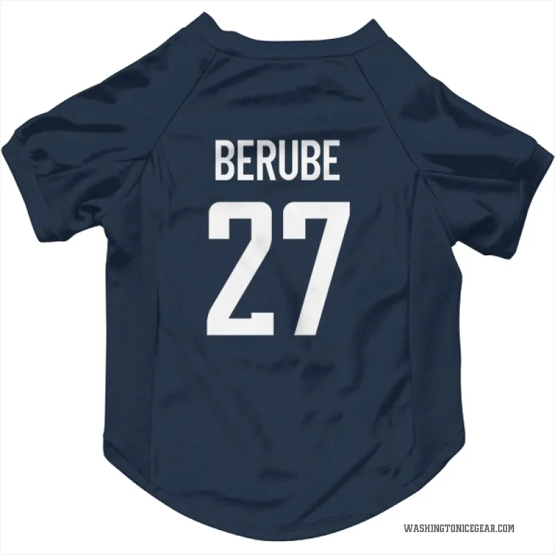 Craig Berube  Navy Washington Capitals  Cat & Dog Pet Jersey