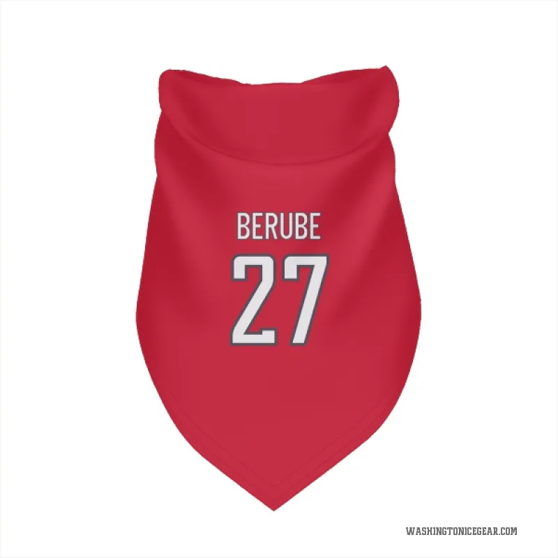 Craig Berube  Red Washington Capitals  Cat & Dog Pet Bandana