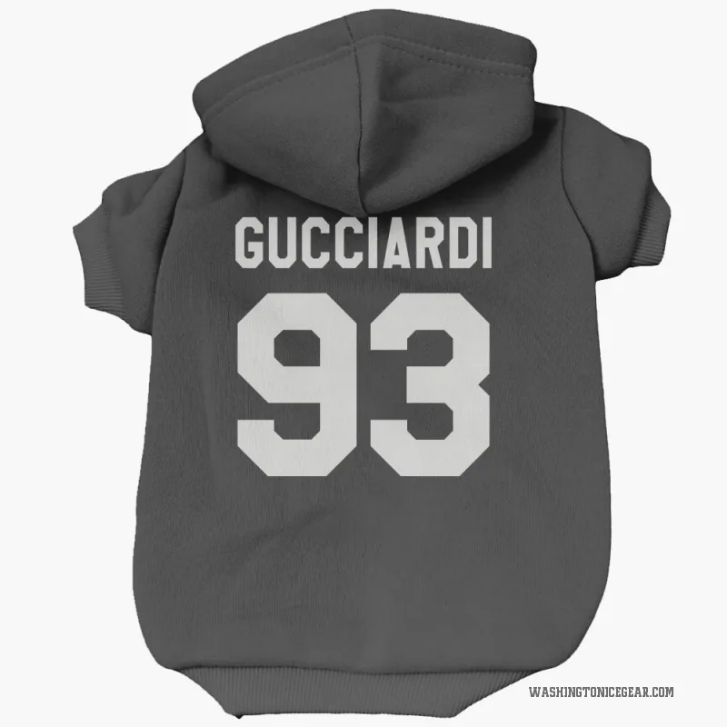 David Gucciardi  Black Washington Capitals  Cat & Dog Pet Hoodie