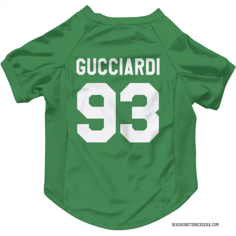David Gucciardi  Green Washington Capitals  Cat & Dog Pet Jersey