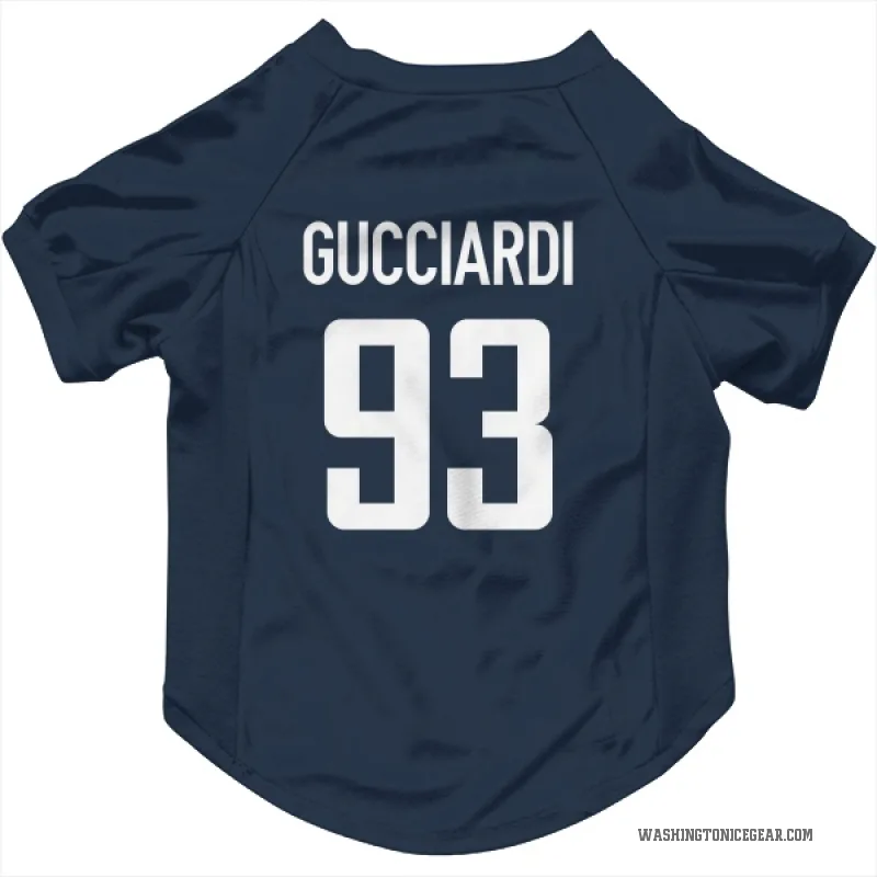 David Gucciardi  Navy Washington Capitals  Cat & Dog Pet Jersey