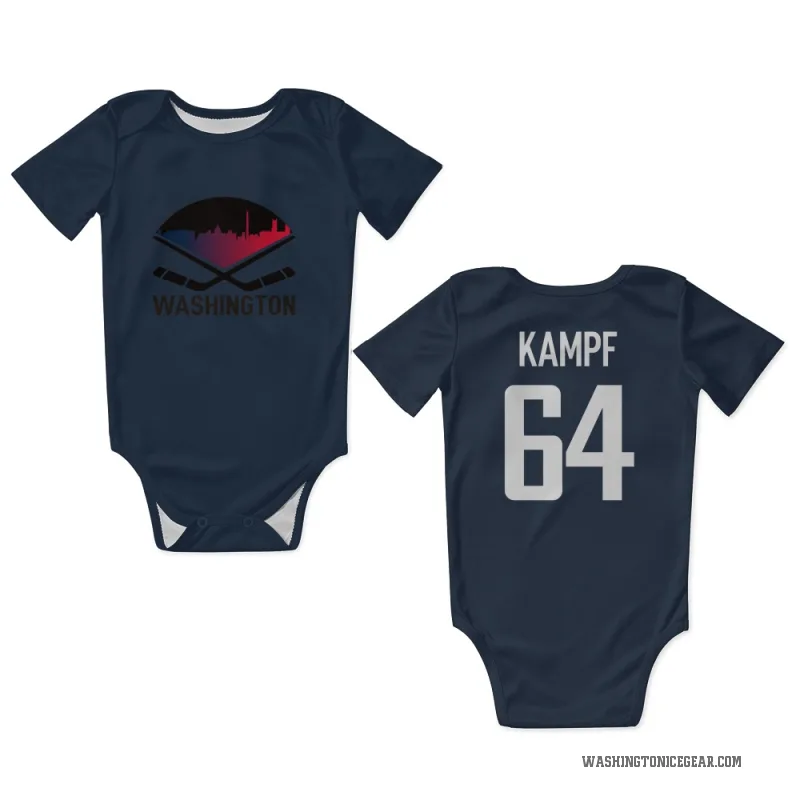 David Kampf  Navy Washington Capitals  Newborn & Infant Bodysuit