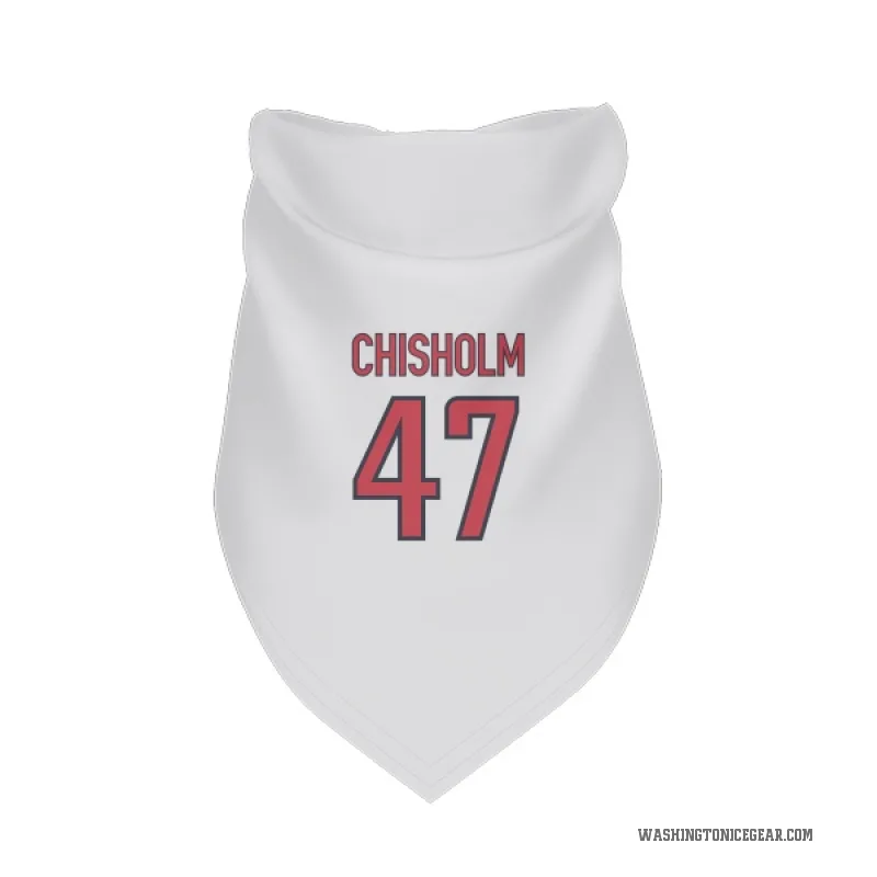 Declan Chisholm  White Washington Capitals  Cat & Dog Pet Bandana