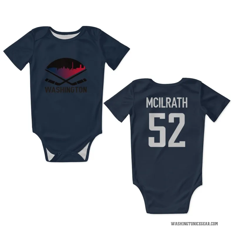 Dylan McIlrath  Navy Washington Capitals  Newborn & Infant Bodysuit
