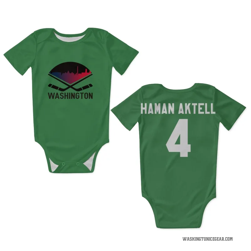 Hardy Haman Aktell  Green Washington Capitals  Newborn & Infant Bodysuit
