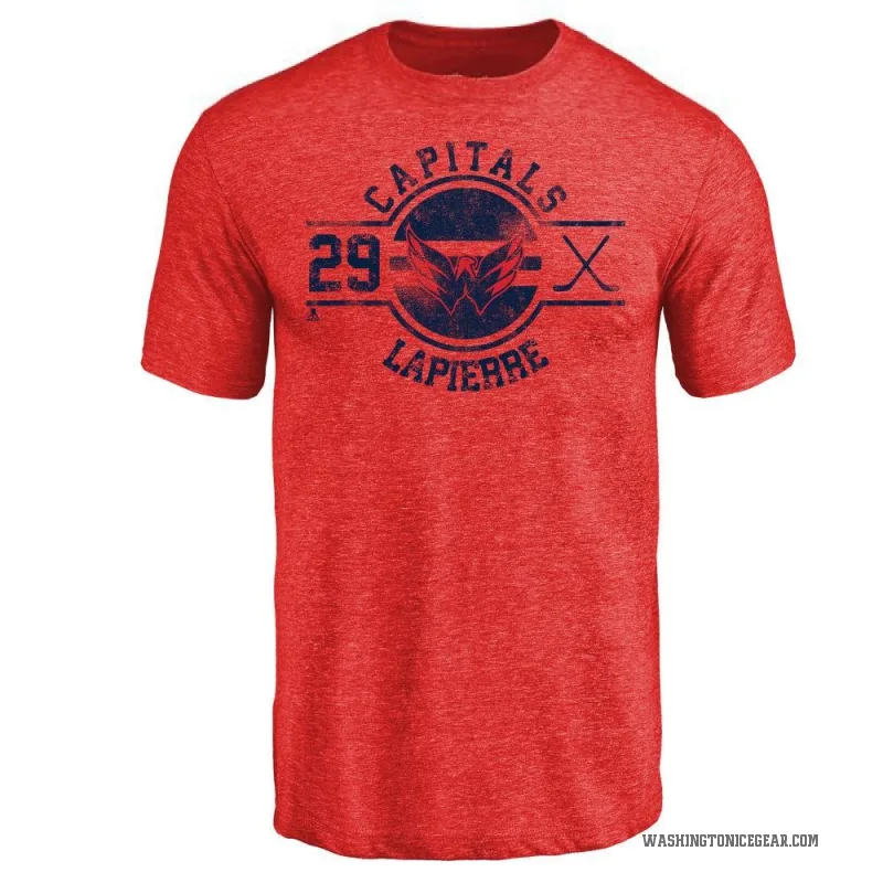 Hendrix Lapierre Youth Red Washington Capitals Insignia T-Shirt -