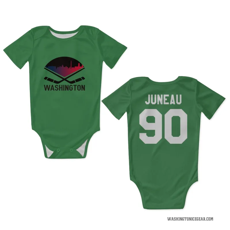 Joe Juneau  Green Washington Capitals  Newborn & Infant Bodysuit