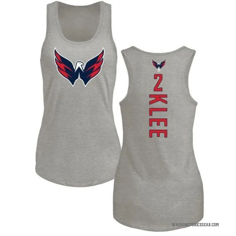 Ken Klee Women's Ash Washington Capitals Backer Tank Top -