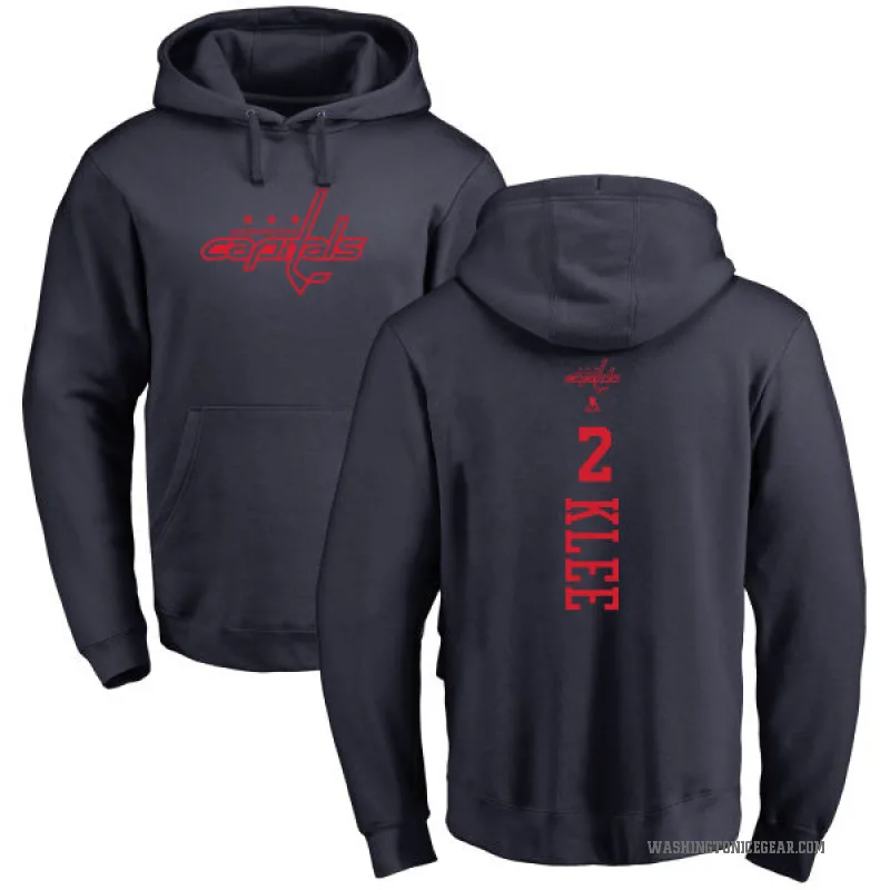 Ken Klee Youth Navy Washington Capitals Branded One Color Backer Pullover Hoodie