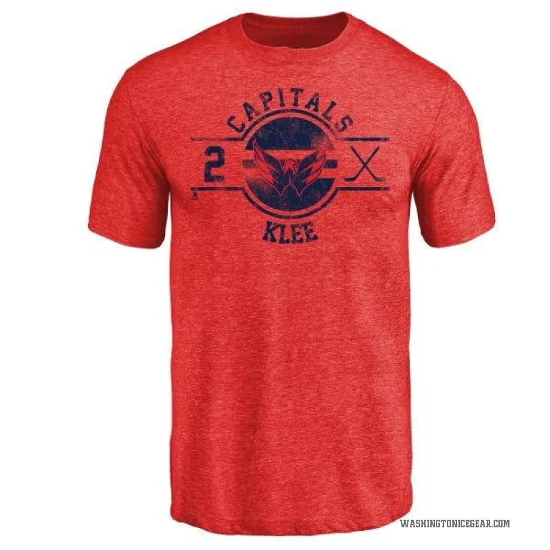 Ken Klee Youth Red Washington Capitals Insignia T-Shirt -