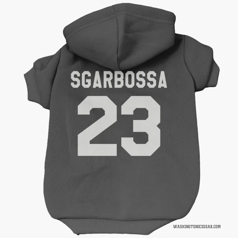 Michael Sgarbossa  Black Washington Capitals  Cat & Dog Pet Hoodie