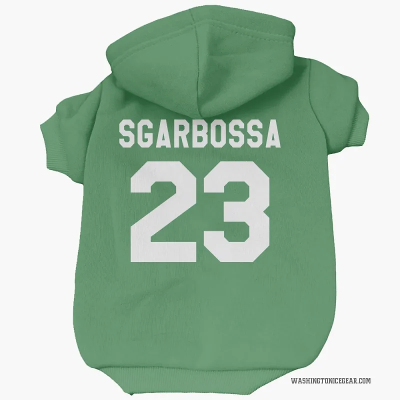 Michael Sgarbossa  Green Washington Capitals  Cat & Dog Pet Hoodie
