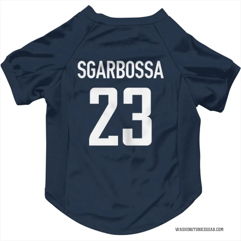 Michael Sgarbossa  Navy Washington Capitals  Cat & Dog Pet Jersey