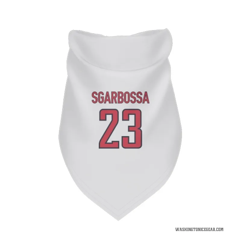 Michael Sgarbossa  White Washington Capitals  Cat & Dog Pet Bandana