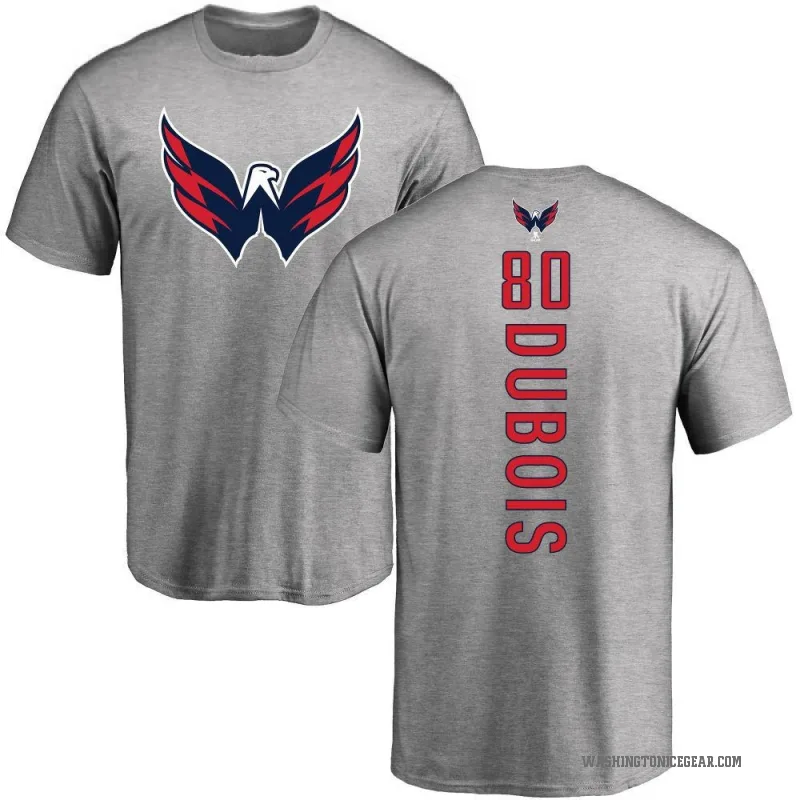 Pierre-Luc Dubois Men's Ash Washington Capitals Backer T-Shirt -