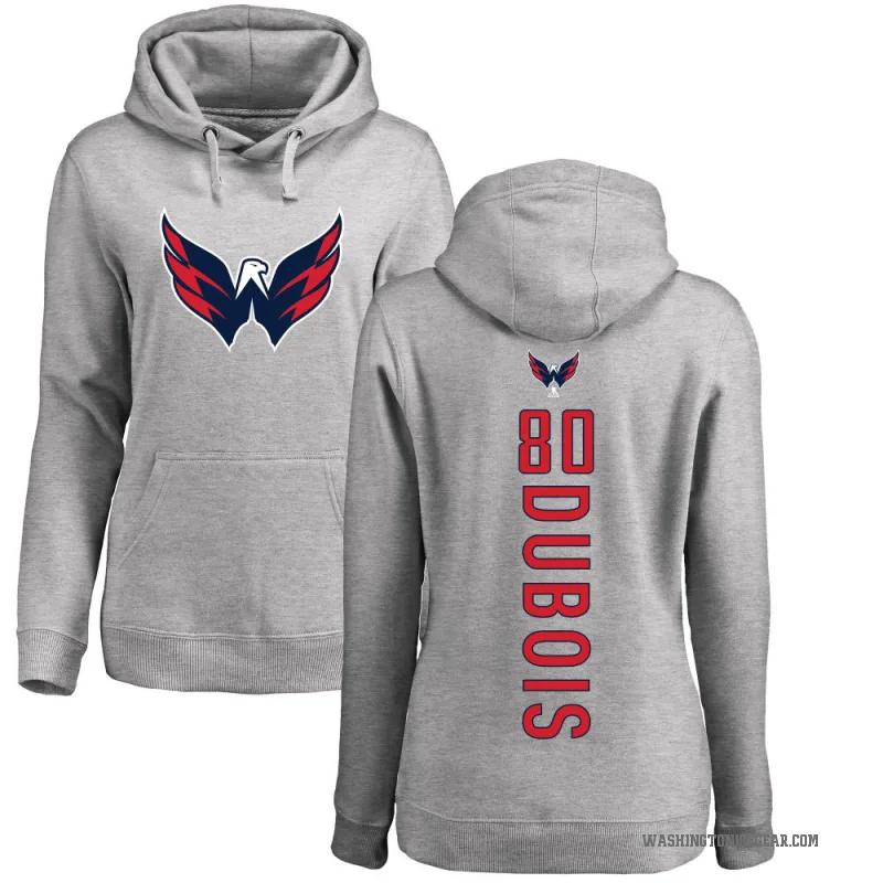 Pierre-Luc Dubois Women's Washington Capitals Branded Ash Backer Pullover Hoodie
