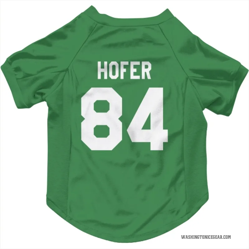Ryan Hofer  Green Washington Capitals  Cat & Dog Pet Jersey