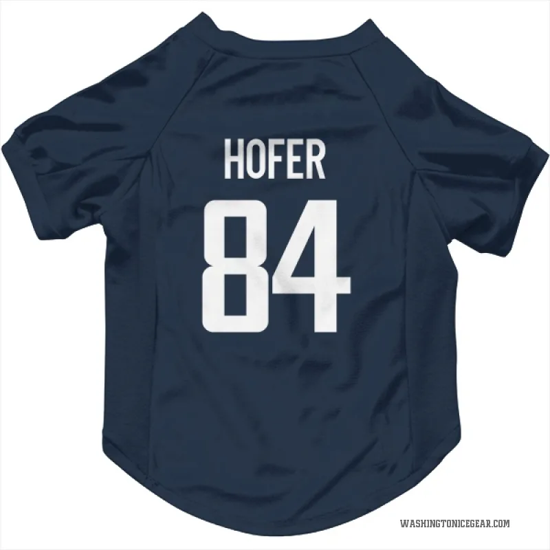 Ryan Hofer  Navy Washington Capitals  Cat & Dog Pet Jersey