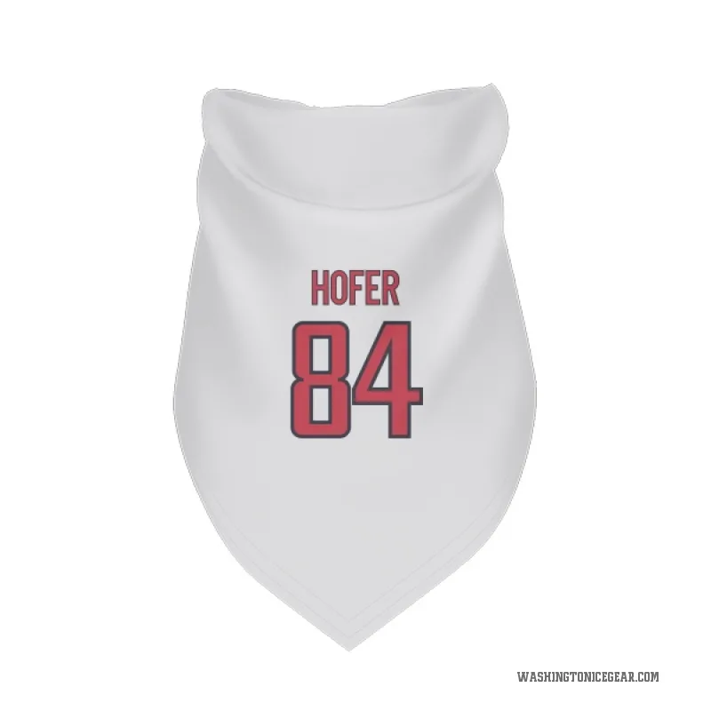 Ryan Hofer  White Washington Capitals  Cat & Dog Pet Bandana