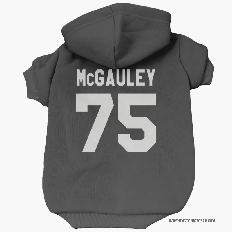 Tim McGauley  Black Washington Capitals  Cat & Dog Pet Hoodie