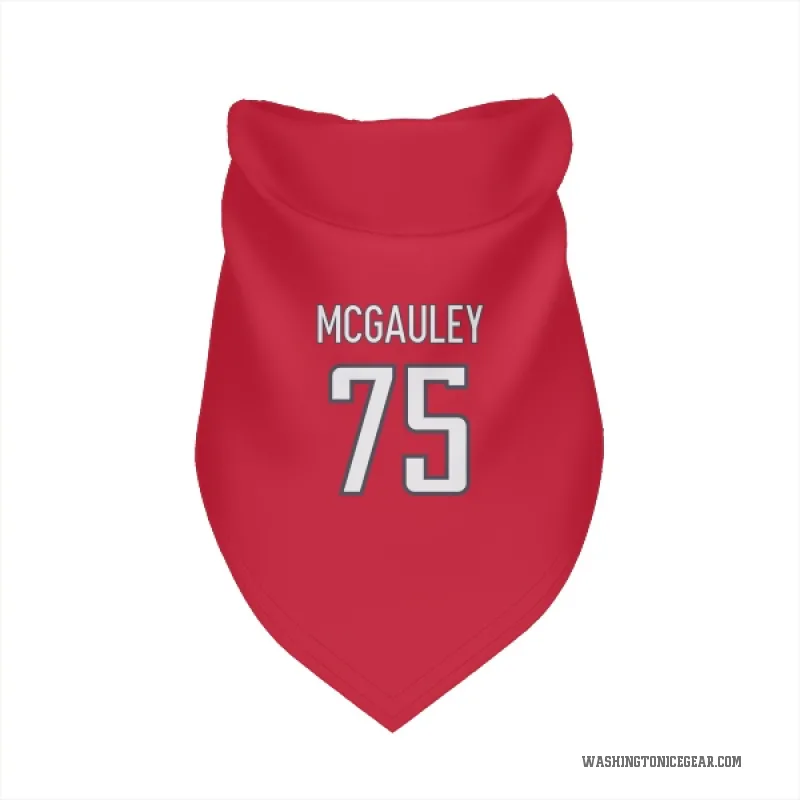Tim McGauley  Red Washington Capitals  Cat & Dog Pet Bandana