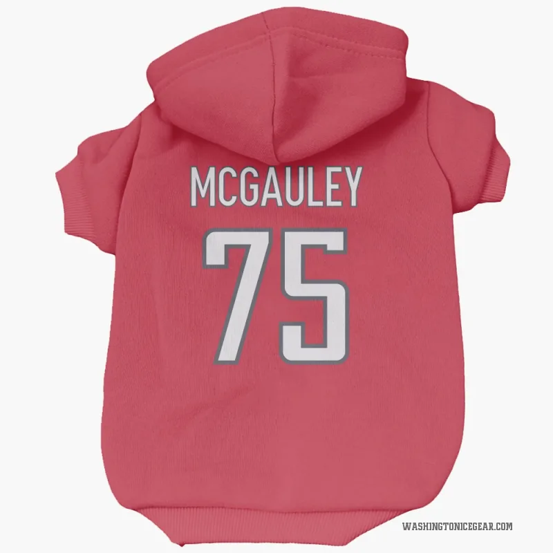 Tim McGauley  Red Washington Capitals  Cat & Dog Pet Hoodie
