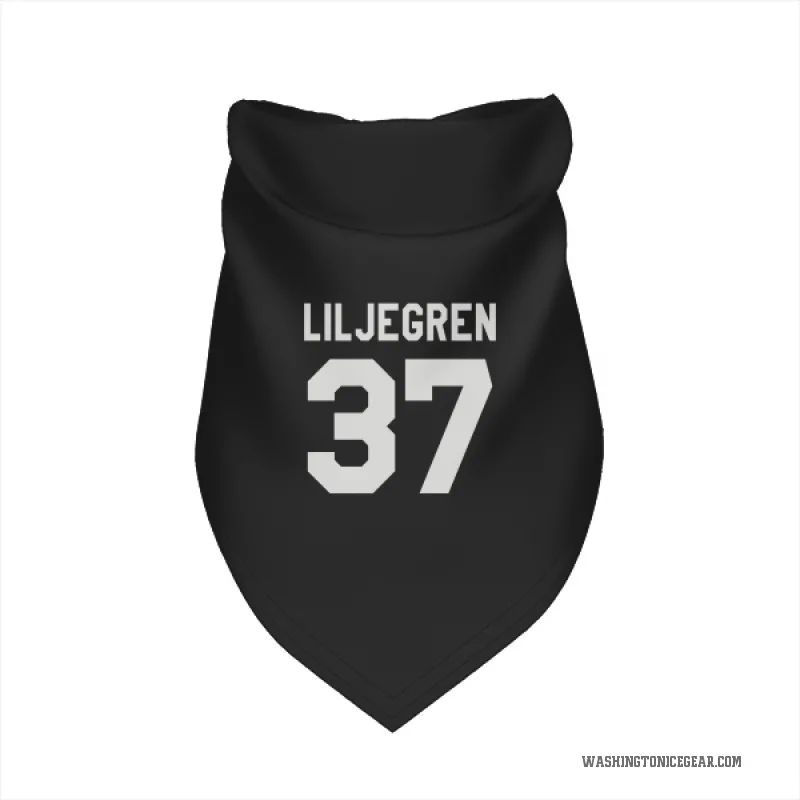 Timothy Liljegren  Black Washington Capitals  Cat & Dog Pet Bandana