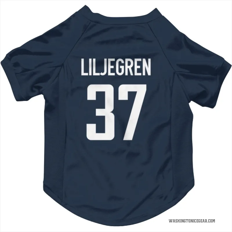 Timothy Liljegren  Navy Washington Capitals  Cat & Dog Pet Jersey