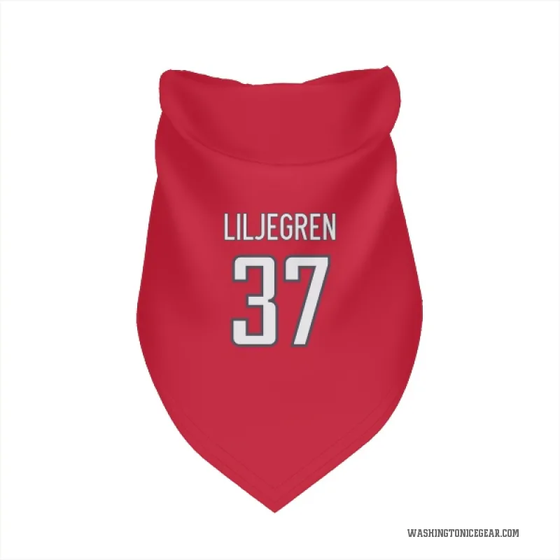 Timothy Liljegren  Red Washington Capitals  Cat & Dog Pet Bandana