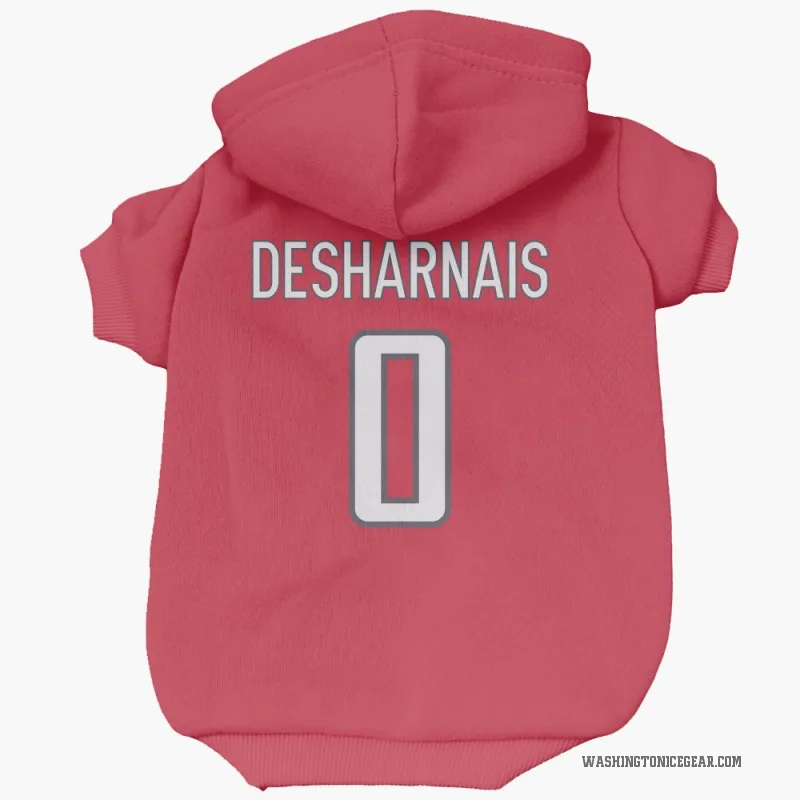 Vincent Desharnais  Red Washington Capitals  Cat & Dog Pet Hoodie