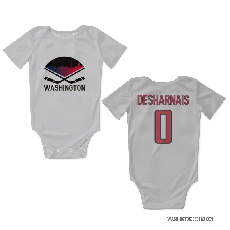 Vincent Desharnais  White Washington Capitals  Newborn & Infant Bodysuit