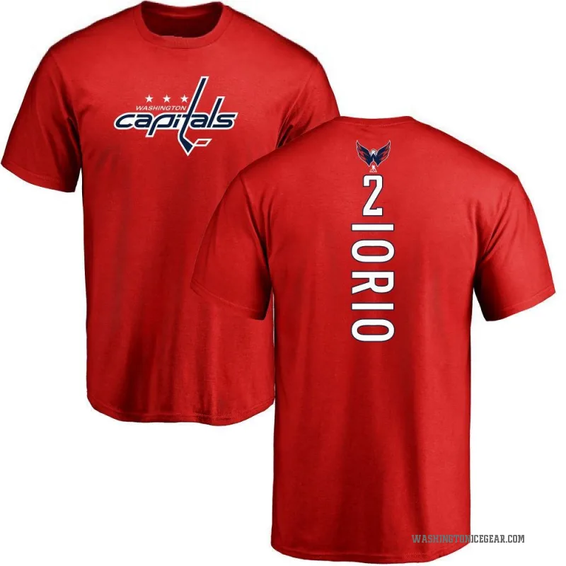 Vincent Iorio Men's Red Washington Capitals Backer T-Shirt -