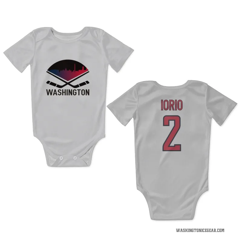 Vincent Iorio  White Washington Capitals  Newborn & Infant Bodysuit