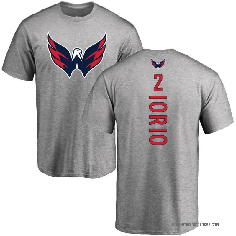 Vincent Iorio Youth Ash Washington Capitals Backer T-Shirt -