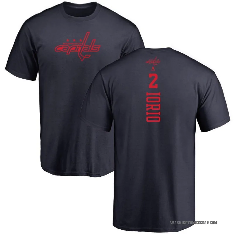 Vincent Iorio Youth Navy Washington Capitals One Color Backer T-Shirt -